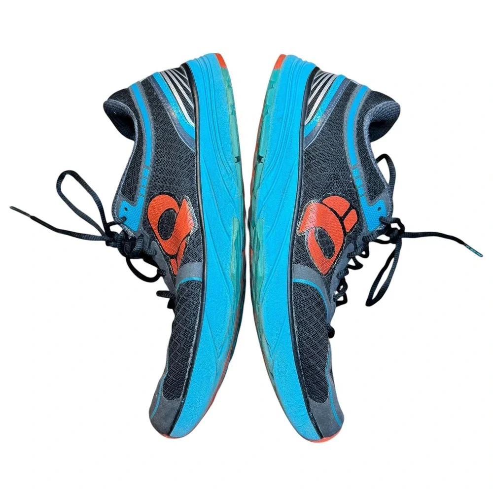 Pearl Izumi EM Road M3 Shoes Mens Size 8.5 Gray Blue Orange‎ Running Sneakers